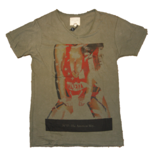 ELEVENPARIS T-SHIRT WASH KAKI FARBE GRÜN S