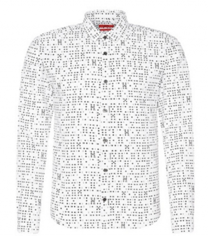 HUGO HEMD ERO3 FARBE WEISS 001 S
