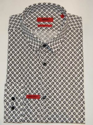 HUGO MEN HEMD ERO3 REIFEN FARBE WEISS 199 S