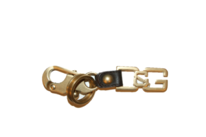 D&G KEYRING GOLD