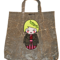GEORGE GINA & LUCY Shopper Tasche ESY mit all-over-Glitzer Print Farbe gold glitter 302