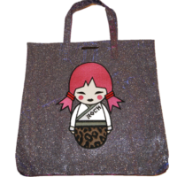 GEORGE GINA & LUCY Shopper Tasche ESY mit all-over-Glitzer Print Farbe pink glitter 502