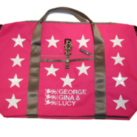 GEORGE GINA & LUCY Strandtasche Flatrange Farbe pink stars 511 GEORGE GINA & LUCY Strandtasche Flatrange Farbe pink stars 511