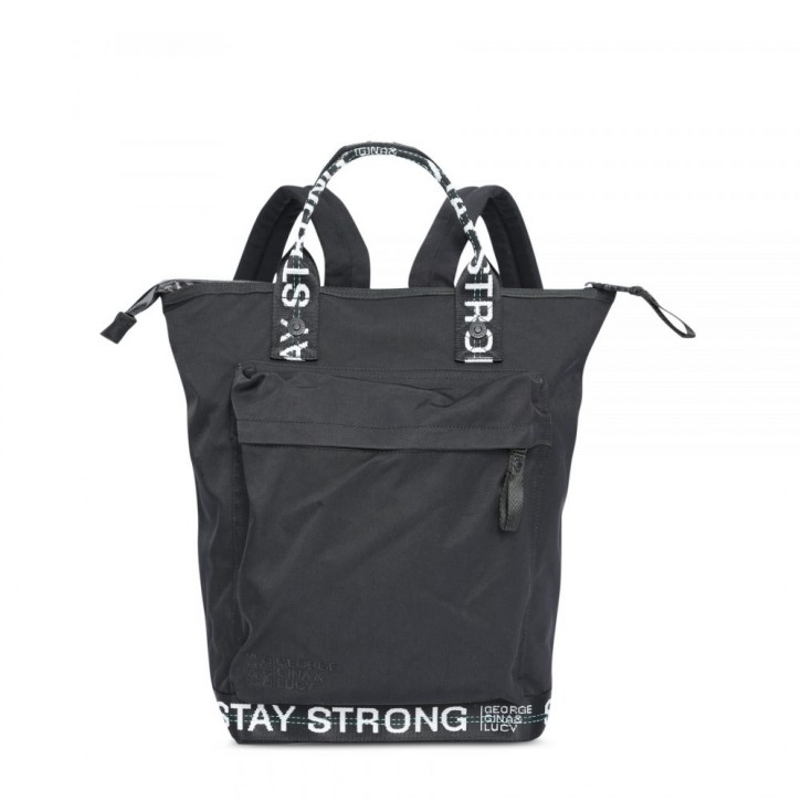 GEORGE GINA & LUCY Nylon Rucksack MODERNIST Farbe black strong 994 GEORGE GINA & LUCY Nylon Rucksack MODERNIST Farbe black strong 994