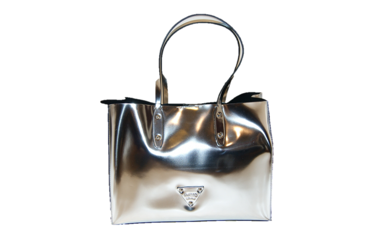 GUESS HANDTASCHE GLASS CANDY TOTE FARBE SILVER GUESS HANDTASCHE GLASS CANDY TOTE FARBE SILVER