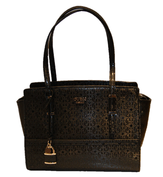 GUESS HANDTASCHE DEVYN SATCHEL LOGO FARBE SCHWARZ 001 GUESS HANDTASCHE DEVYN SATCHEL LOGO FARBE SCHWARZ 001