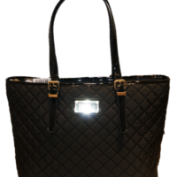 GUESS SHOPPERTASCHE FLORENCIA CARRYALL L FARBE SCHWARZ