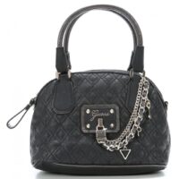 GUESS TASCHE LIANE AMOUR DOME SATCHEL FARBE SCHWARZ GUESS TASCHE LIANE AMOUR DOME SATCHEL FARBE SCHWARZ