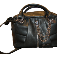 GUESS HANDTASCHE BRADSHAW BOX SATCHEL FARBE SCHWARZ