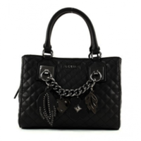 GUESS Damen Henkeltasche gesteppt STASSIE GIRLFRIEND SATCHEL Farbe schwarz GUESS Damen Henkeltasche gesteppt STASSIE GIRLFRIEND SATCHEL Farbe schwarz