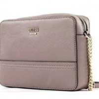 GUESS Schulter Umhängetasche DEVYN Farbe taupe GUESS Schulter Umhängetasche DEVYN Farbe taupe