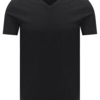 HUGO BOSS MEN T-SHIRT DOUBLE V Stretch Schwarz HUGO BOSS MEN T-SHIRT DOUBLE V Stretch Schwarz S