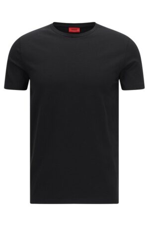 HUGO BOSS MEN T-SHIRT DOUBLE Round Stretch Schwarz S