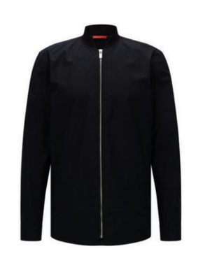 HUGO OVERSIZED FIT HEMD ESUPER FARBE SCHWARZ 001 S