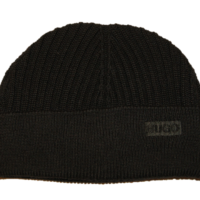 HUGO Gerippte Mütze XIANNO aus Merinowolle Farbe schwarz HUGO Gerippte Mütze XIANNO aus Merinowolle Farbe schwarz