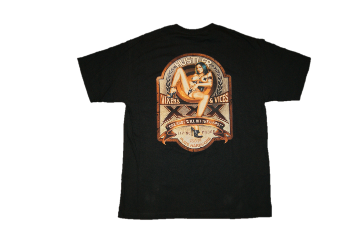 HUSTLER TEE TRIPLE X LABEL FARBE SCHWARZ 001 GR: XL HUSTLER TEE TRIPLE X LABEL FARBE SCHWARZ 001 GR: XL