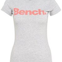 Bench Damen T-Shirt Slim Logo Tee grau a1026 S