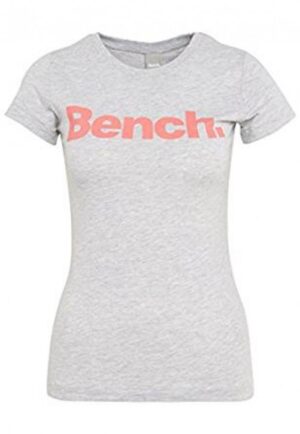 Bench Damen T-Shirt Slim Logo Tee grau a1026 S