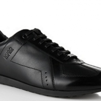 HUGO LEDER SNEAKER INFYL FARBE SCHWARZ 001 40