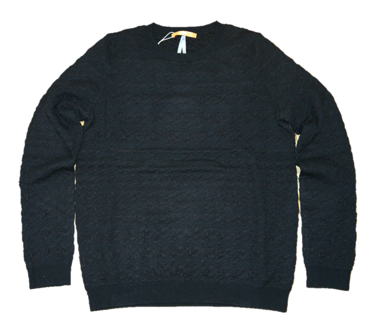 BOSS ORANGE Strickpullover IONNA mit tonalem Hahnentritt Muster Farbe schwarz 001 BOSS ORANGE Strickpullover IONNA mit tonalem Hahnentritt Muster Farbe schwarz 001 S