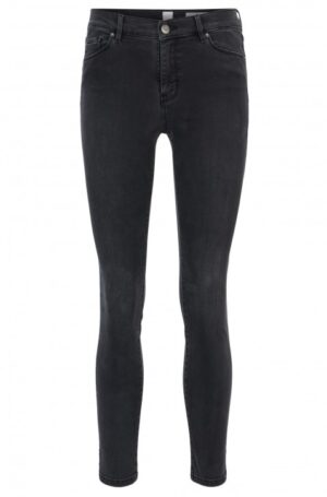 BOSS Skinny-Fit Jeans J10 Ventura PURO aus Stretch-Denim in Cropped-Länge anthrazit 020 26/32