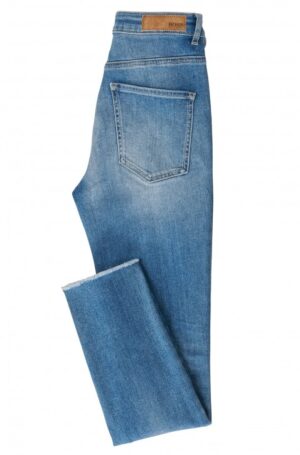 BOSS Skinny-Fit Jeans J11 Murrieta SOL aus Stretch-Denim in Cropped-Länge blau 433 26/32