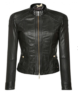 BOSS ORANGE LEDERJACKE JANASSILA2 FARBE SCHWARZ 001 36
