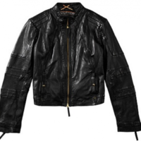 BOSS ORANGE LEDERJACKE JONASSA FARBE SCHWARZ 001 36