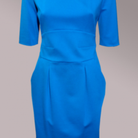 HUGO KLEID KALEA FARBE STAHLBLAU 446 GR: 36 HUGO KLEID KALEA FARBE STAHLBLAU 446 GR: 36
