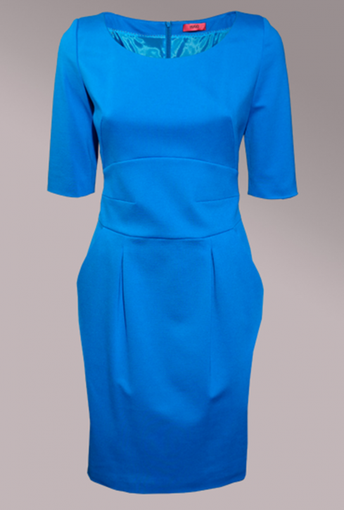 HUGO KLEID KALEA FARBE STAHLBLAU 446 GR: 36 HUGO KLEID KALEA FARBE STAHLBLAU 446 GR: 36