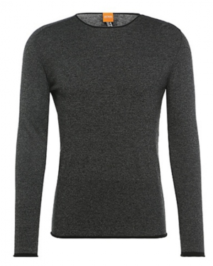 BOSS ORANGE STRICKPULLI KAMERO FARBE ANTHRAZIT 017 S