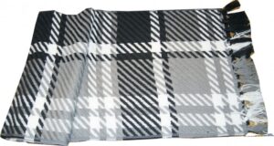 BOSS BLACK SCHAL HENCK SCHWARZ FARBE GRAU 033