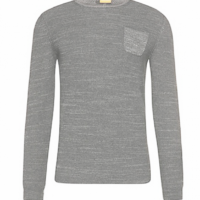 BOSS ORANGE PULLOVER KUTASK FARBE GRAU 039 S