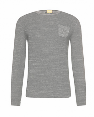 BOSS ORANGE PULLOVER KUTASK FARBE GRAU 039 S