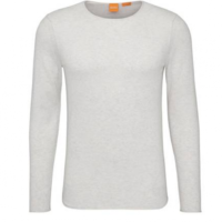 BOSS ORANGE PULLOVER KWAMEROS FARBE HELLGRAU 056 M