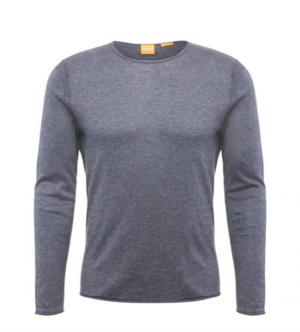 BOSS ORANGE PULLOVER KWAMEROS FARBE BLAU 415 M