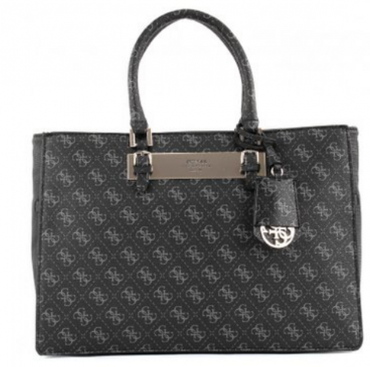GUESS LOGO SHOPPER ISLA FARBE SCHWARZ GUESS LOGO SHOPPER ISLA FARBE SCHWARZ