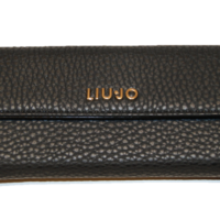 LIU JO GELDBÖRSE PORTAFOGLIO GRANDE C/P FARBE SCHWARZ 22222