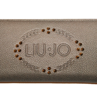 LIU JO GELDBÖRSE ZIP AROUND GRANDE LU FARBE GUN METAL FROZE A 3168