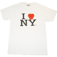 DAVID BENEDICT T-Shirt I Love Big Apple  New York Farbe Weiss 001 S