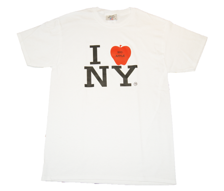 DAVID BENEDICT T-Shirt I Love Big Apple  New York Farbe Weiss 001 DAVID BENEDICT T-Shirt I Love Big Apple  New York Farbe Weiss 001 S