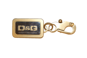 D&G SCHLÜSSELANHÄNGER KEYRING HOME METALL