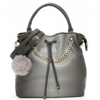 LIU JO BEUTELTASCHE POPPA STRIPE FARBE SCHWARZ 22222 LIU JO BEUTELTASCHE POPPA STRIPE FARBE SCHWARZ 22222