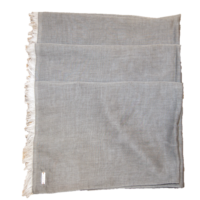 BOSS ORANGE Leichter Chambray-Schal NAFAME mit Fransen Farbe grau 011 BOSS ORANGE Leichter Chambray-Schal NAFAME mit Fransen Farbe grau 011