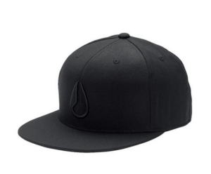 NIXON Deep Down Flex Fit Athletic Fit Cap Farbe schwarz S/M