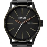 NIXON Sentry SS 42 mm Farbe matte blk/industrial green