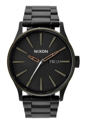 NIXON Sentry SS 42 mm Farbe matte blk/industrial green
