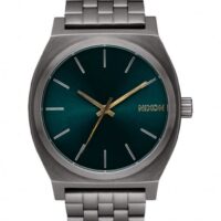 NIXON Time Teller 37 mm Farbe gunmetal/spruce/brass