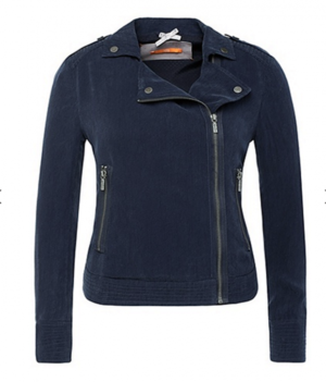 BOSS ORANGE BIKER JACKE OCUPI  FARBE DUNKELBLAU 407 34