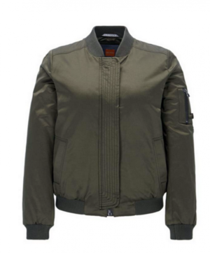 BOSS ORANGE Leichte Bomberjacke ORIKE aus Baumwoll-Mix Farbe khaki 255 34